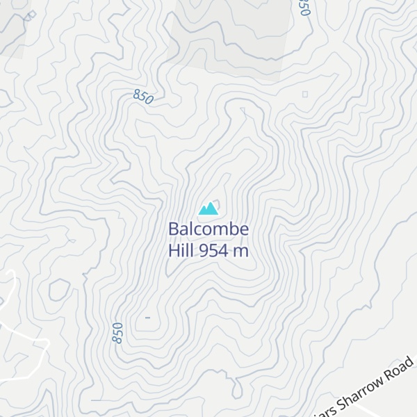Map of Balcombe Hill