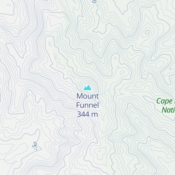 Map of Mount Funnel