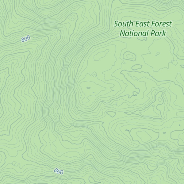 Map of White Rock Mountain