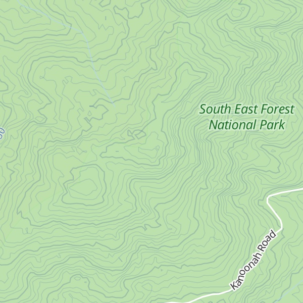 Map of Coolangubra Mountain