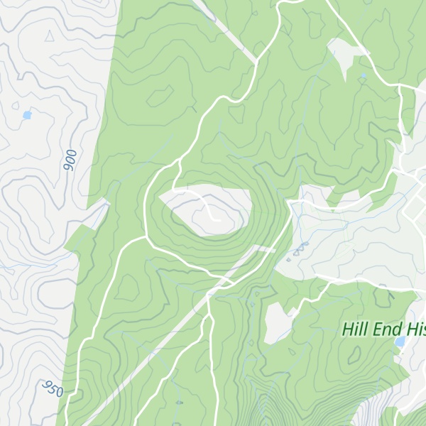 Map of Bald Hill