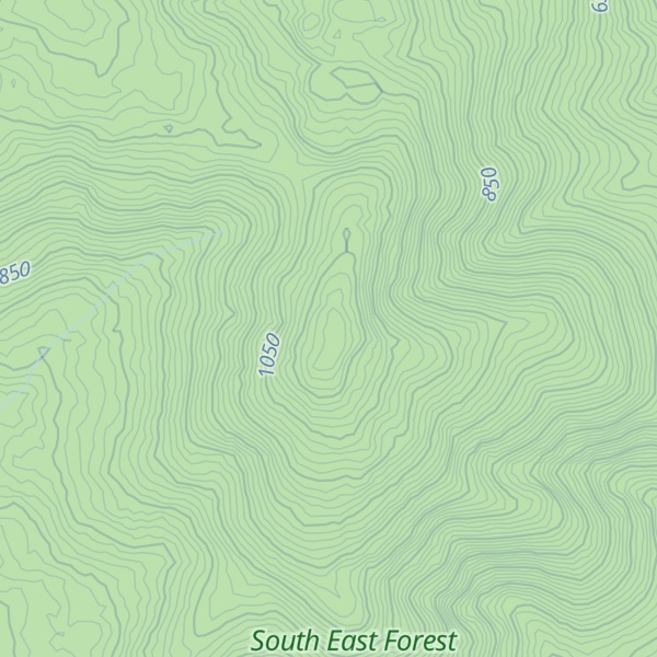 Map of Wog Wog Mountain