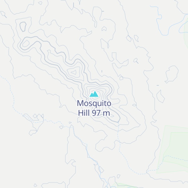 Map of Mosquito Hill