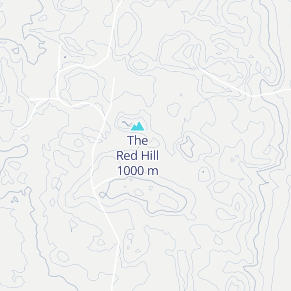 Map of Red Hill