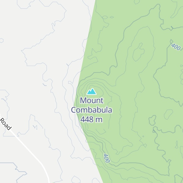 Map of Mount Combabula