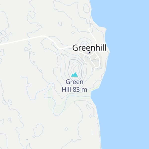 Map of Green Hill