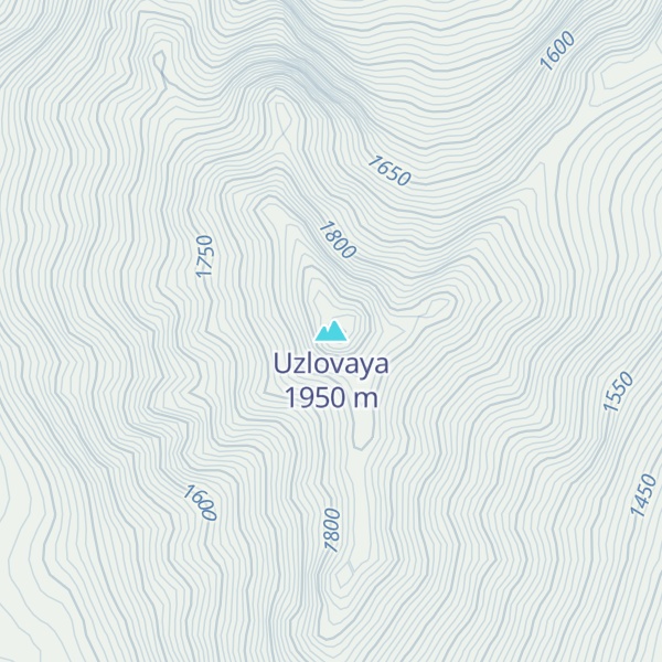 Map of Uzlovaya