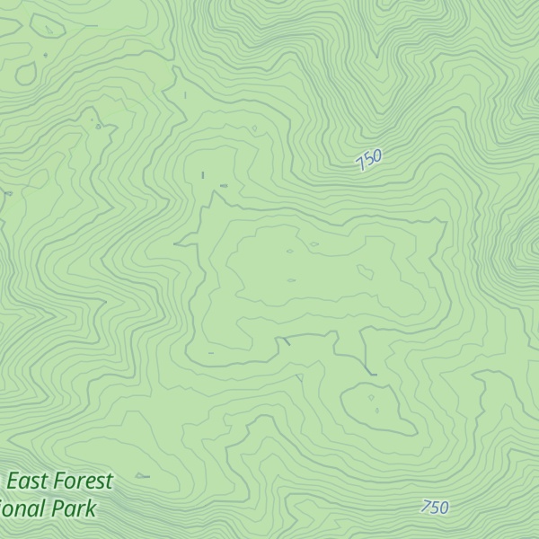 Map of Big Jack Mountain