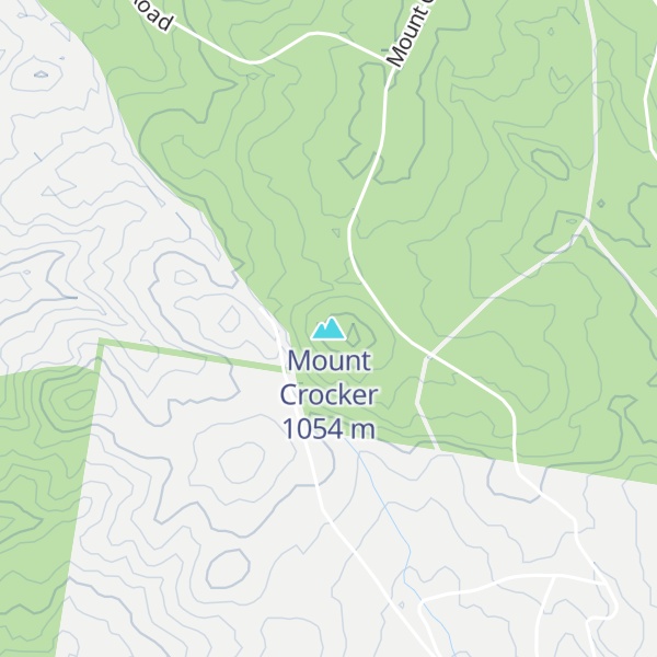 Map of Mount Crocker