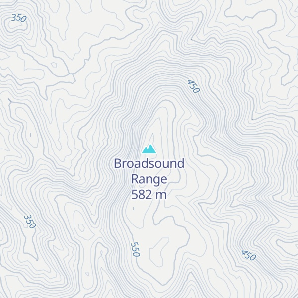 Map of Broadsound Range