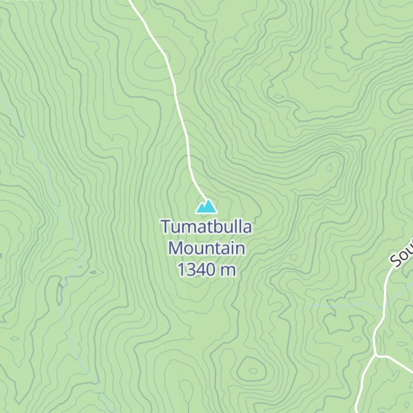 Map of Tumatbulla Mountain