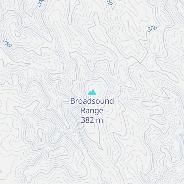 Map of Broadsound Range