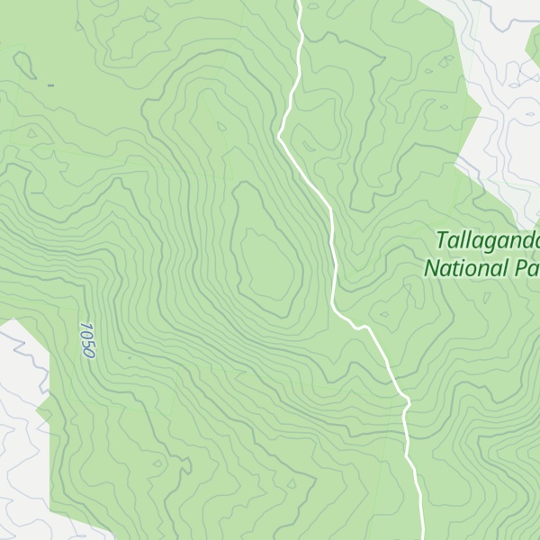 Map of South Black Range