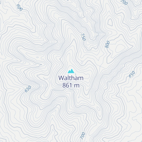 Map of Waltham