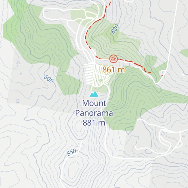 Map of Mount Panorama