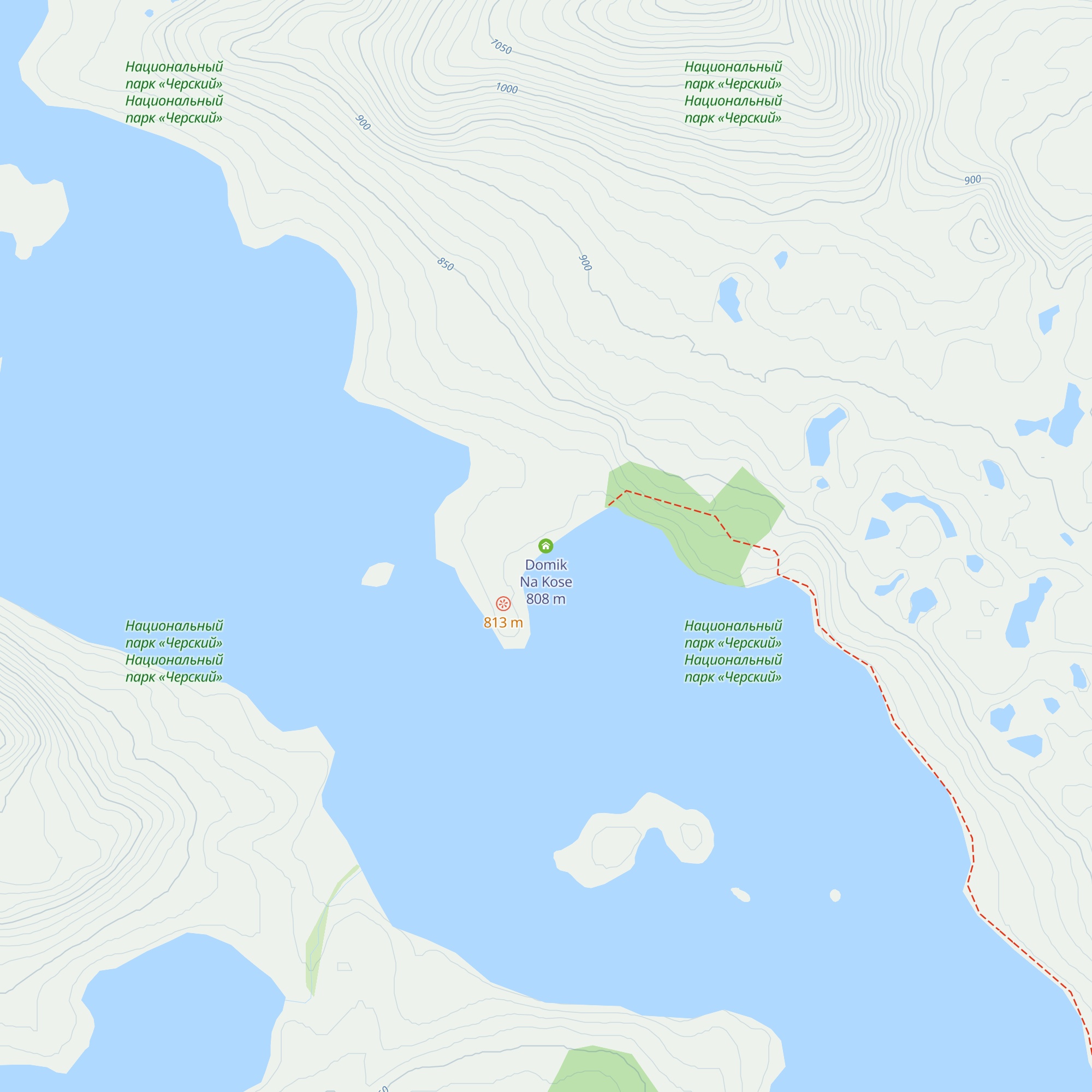 Domik Na Kose map