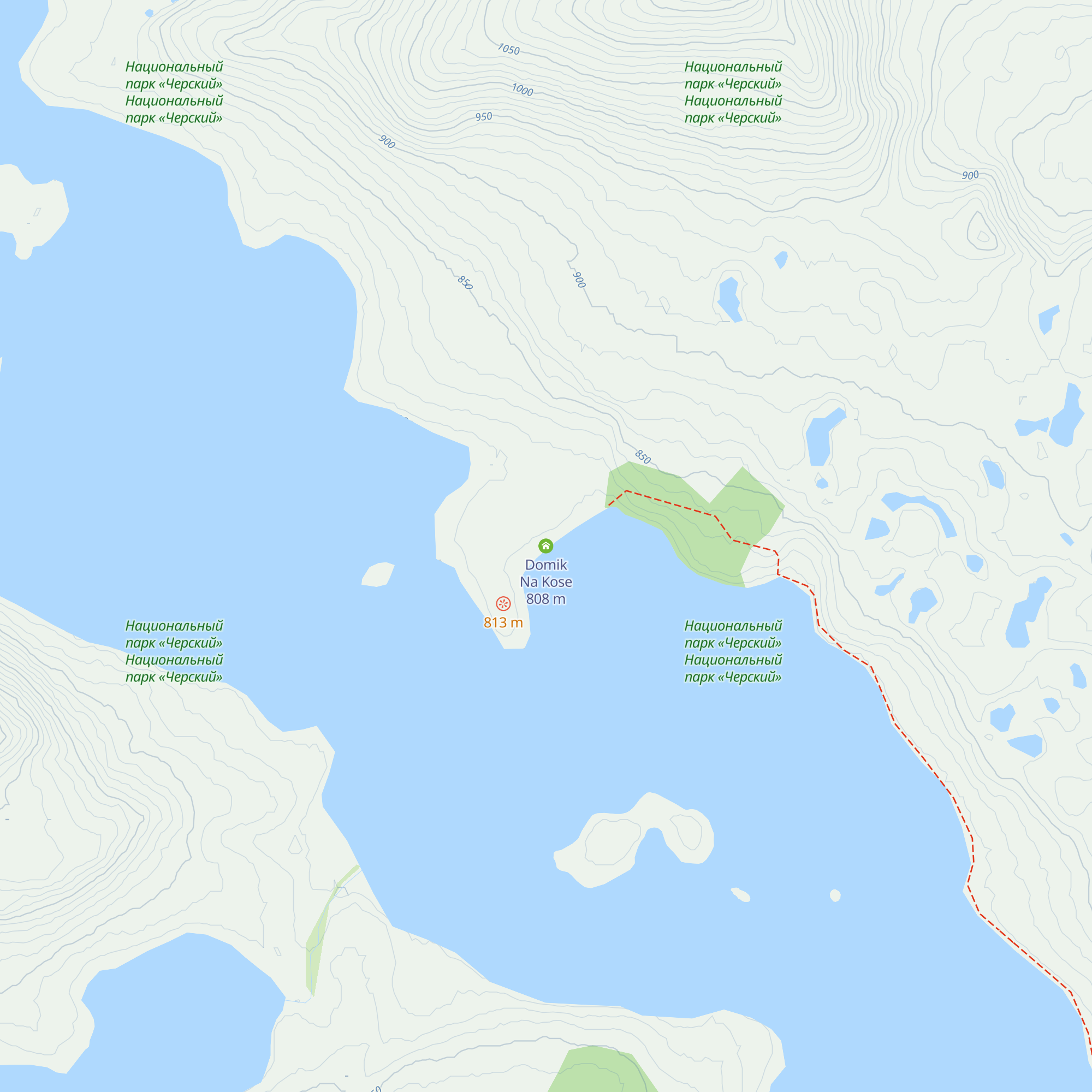 Domik Na Kose map