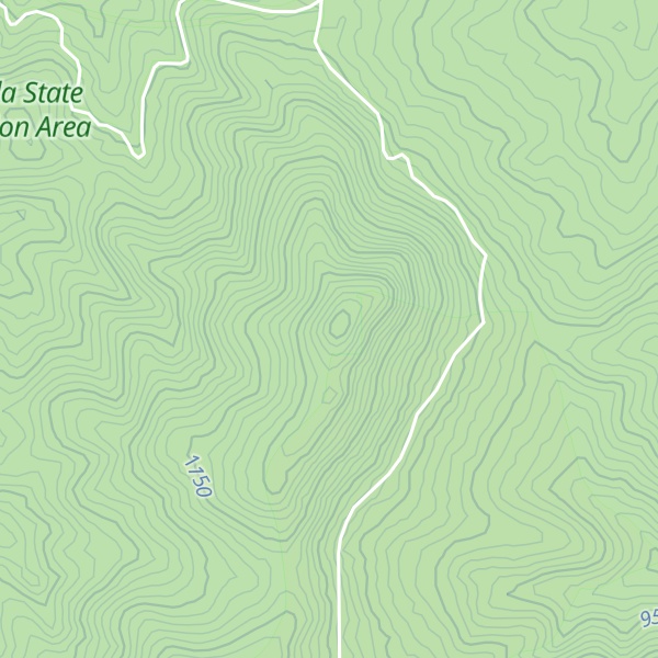 Map of Mount Palerang