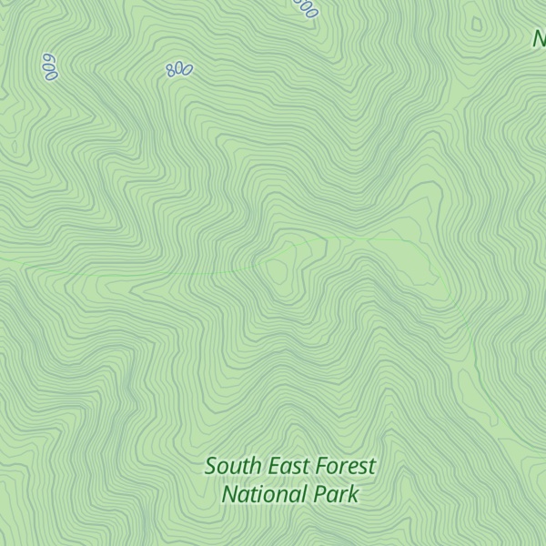 Map of Pigeon Box Mountain