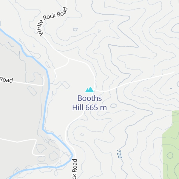 Map of Booths Hill