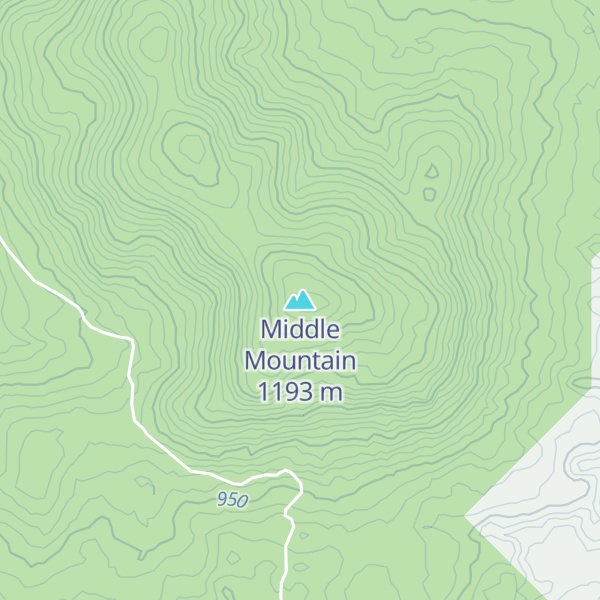 Map of Middle Mountain