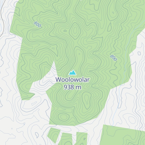 Map of Woolowolar