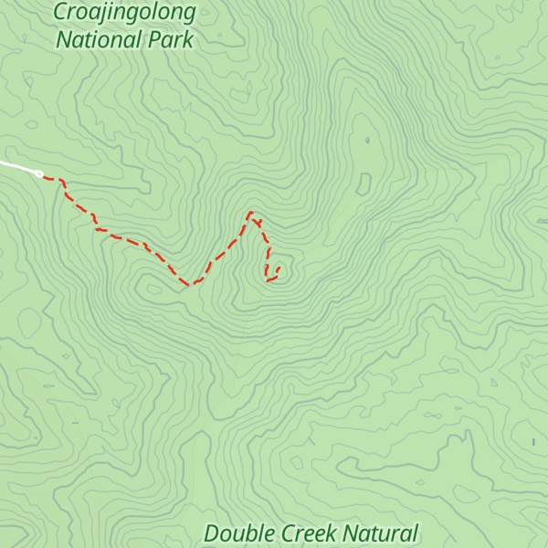 Map of Genoa Peak