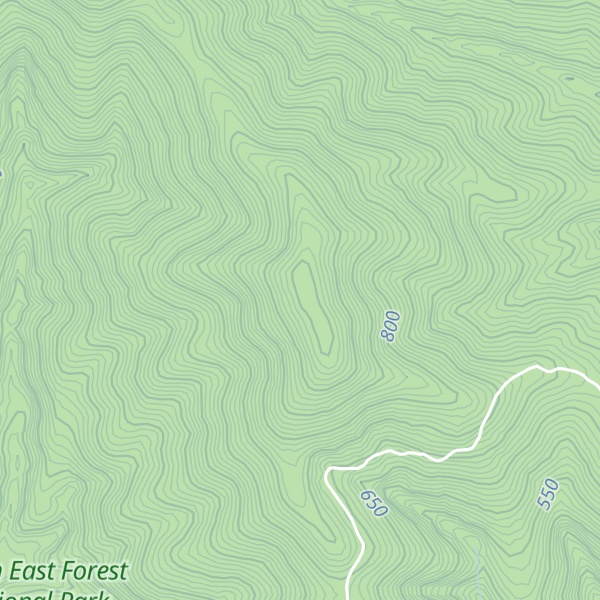 Map of Bemboka Peak