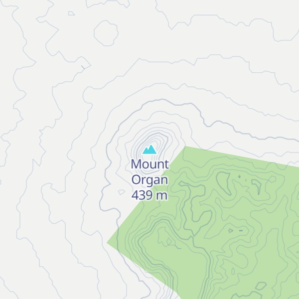 Map of Mount Organ
