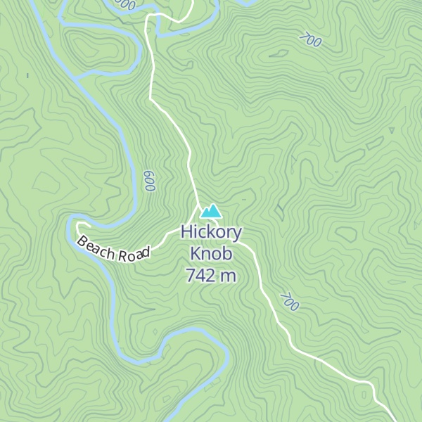 Map of Hickory Knob