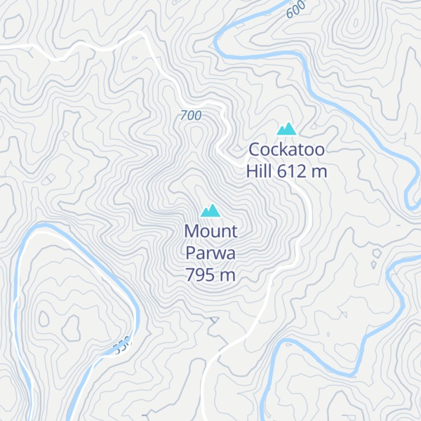 Map of Mount Parwa