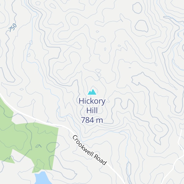 Map of Hickory Hill