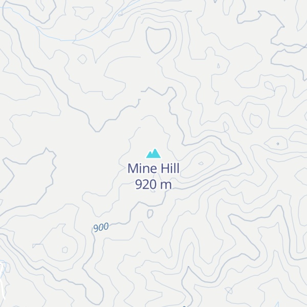Map of Mine Hill
