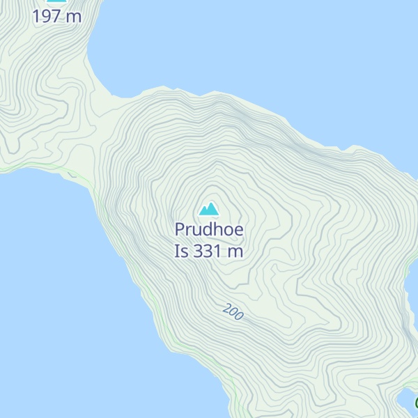 Map of Prudhoe Is