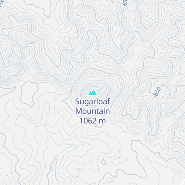 Map of Sugarloaf Mountain