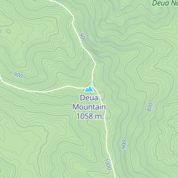 Map of Deua Mountain