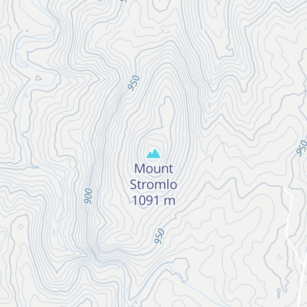 Map of Mount Stromlo