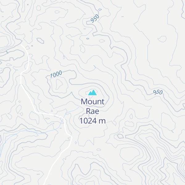 Map of Mount Rae