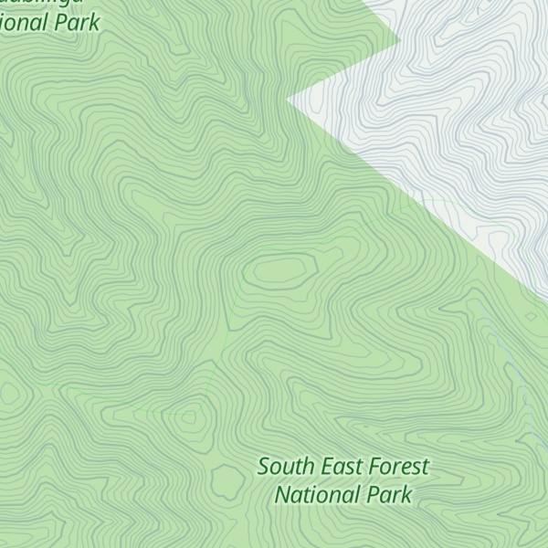 Map of Warrigal Mountain