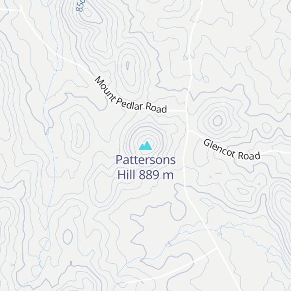 Map of Pattersons Hill