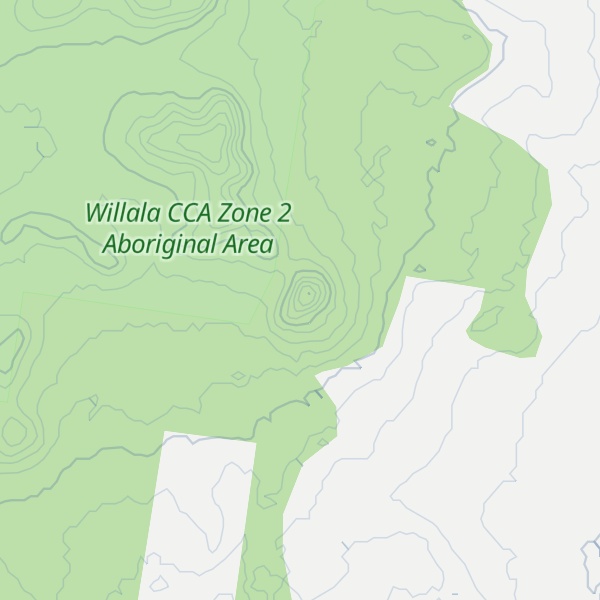 Map of Willala Mountain