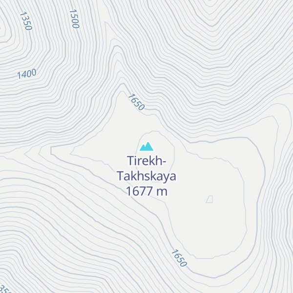 Map of Tirekh-Takhskaya