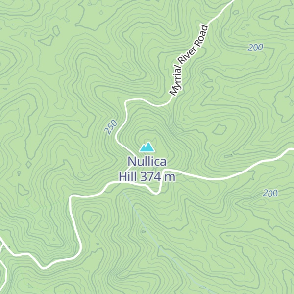 Map of Nullica Hill