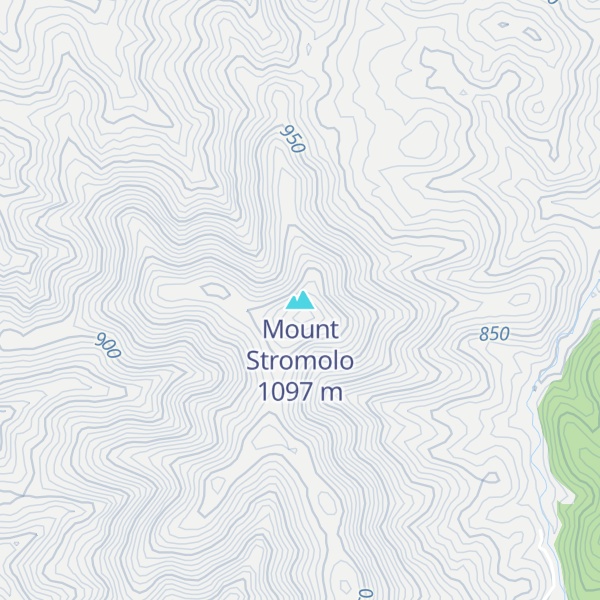 Map of Mount Stromolo