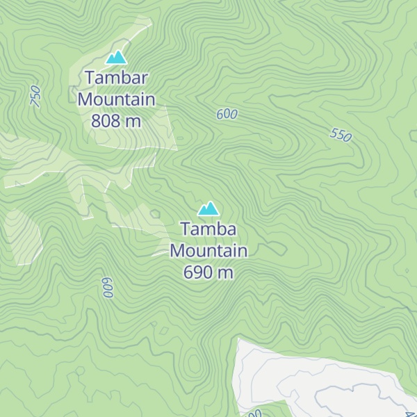 Map of Tamba Mountain
