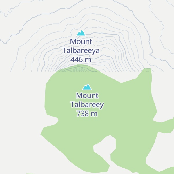 Map of Mount Talbareey