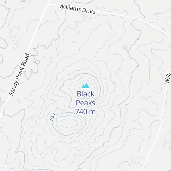 Map of Black Peaks
