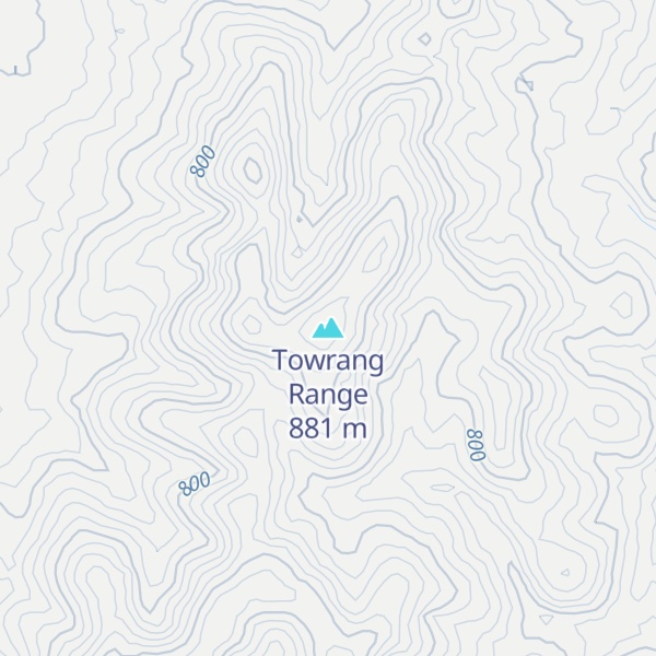 Map of Towrang Range
