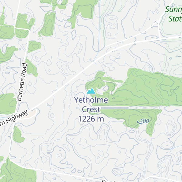 Map of Yetholme Crest