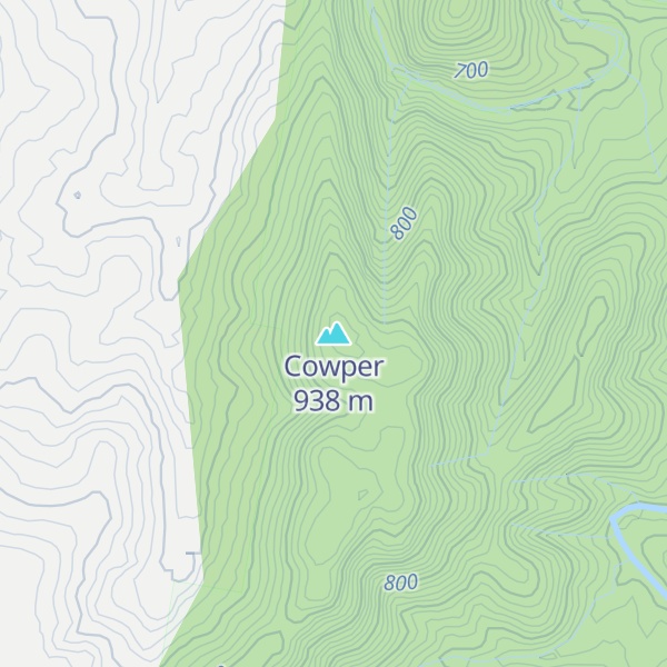 Map of Cowper